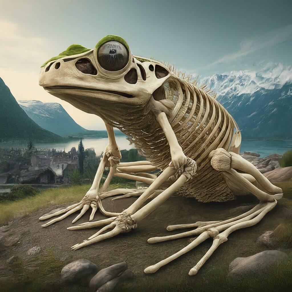 Why do frogs have backbones