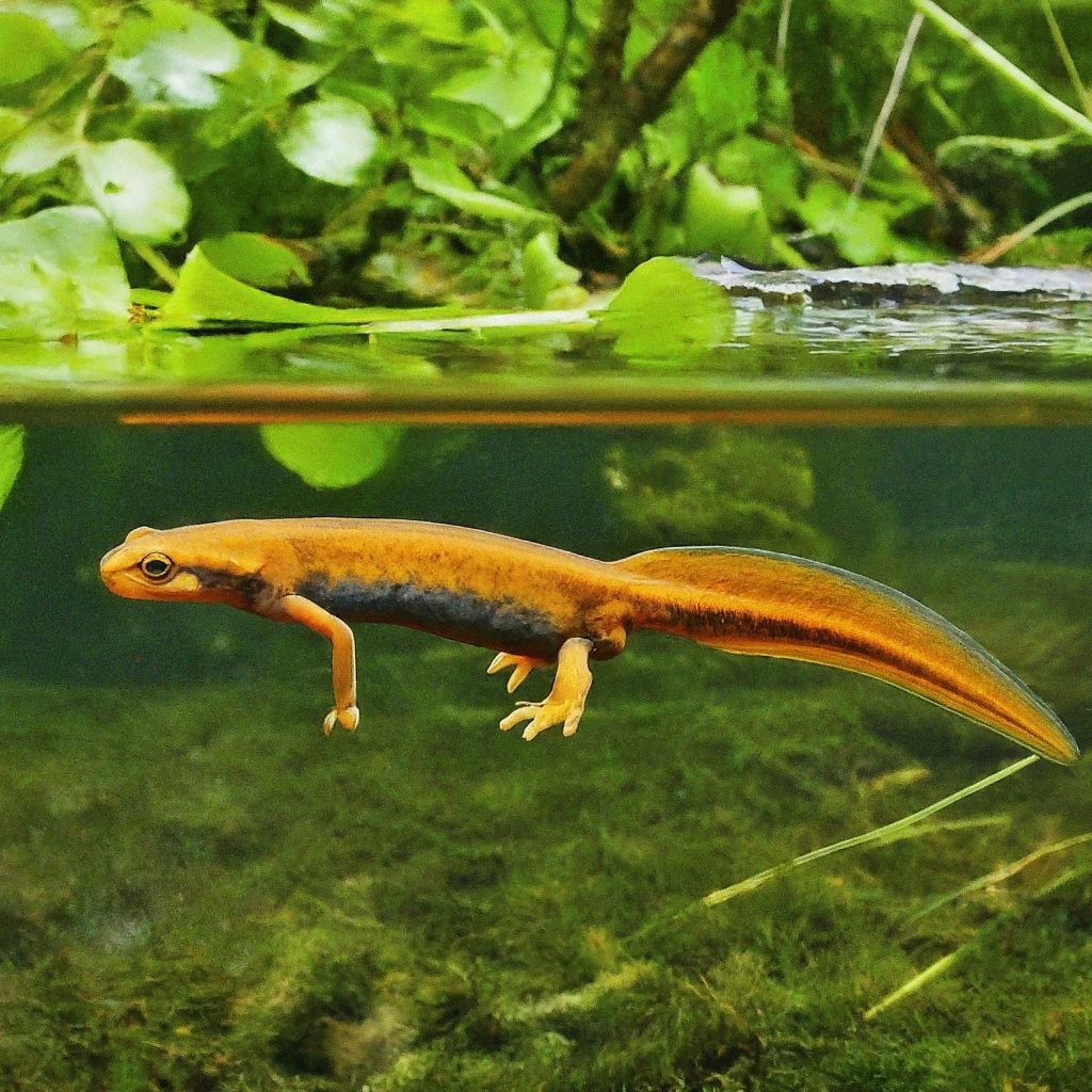 Rough skinned newt (Taricha granulosa)