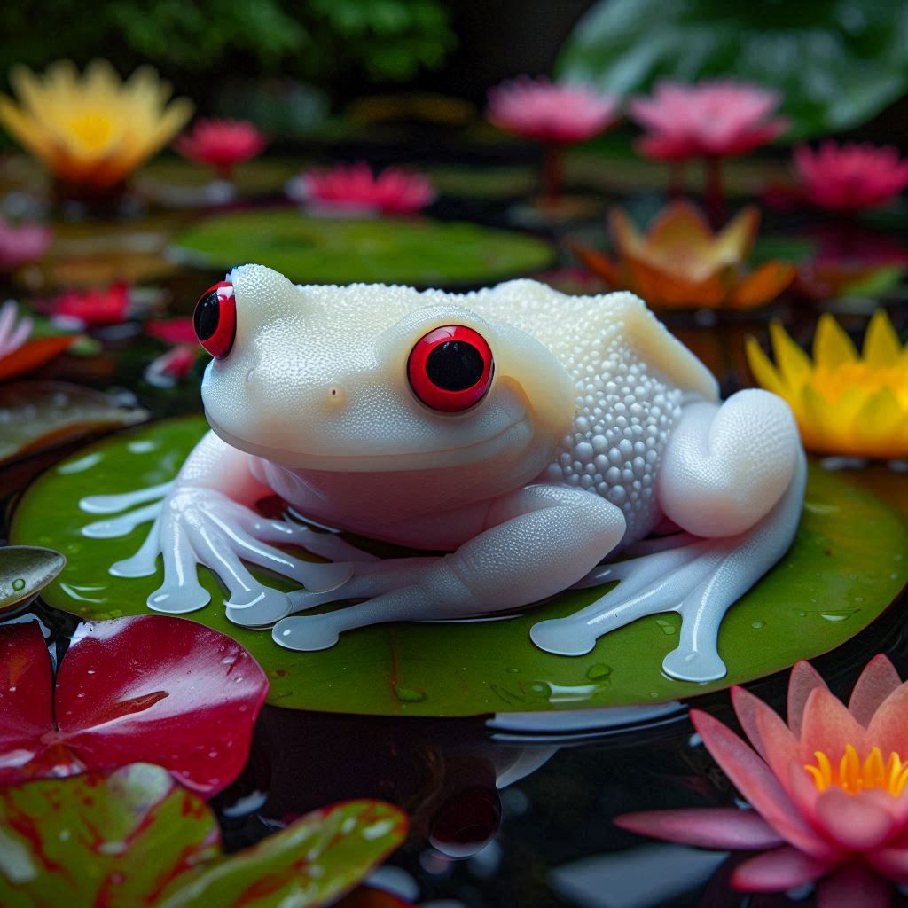 Albino Clawed Frogs
