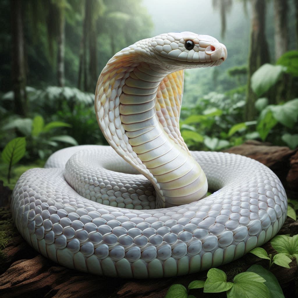 Albino Monocled Cobra