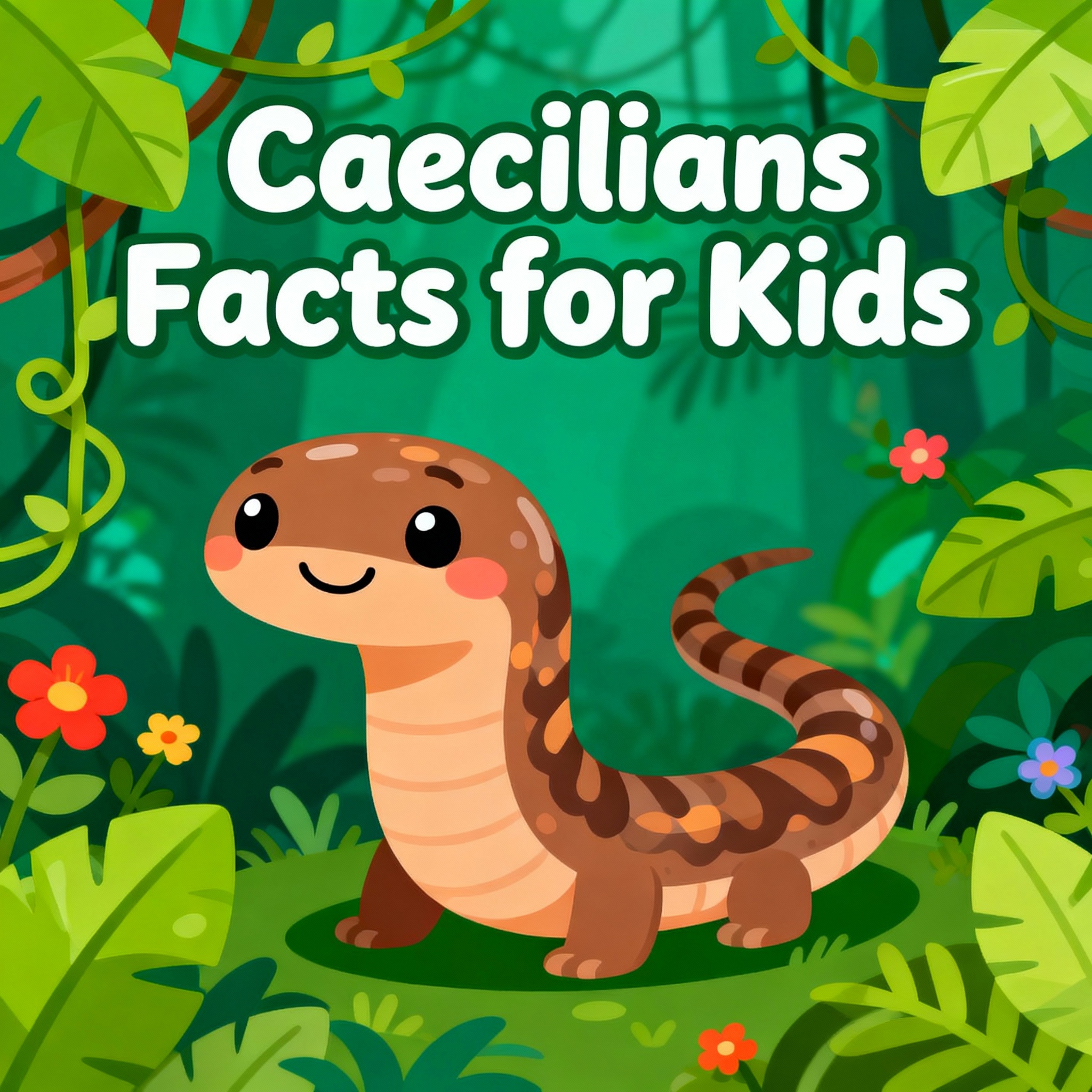 caecilian facts for kids