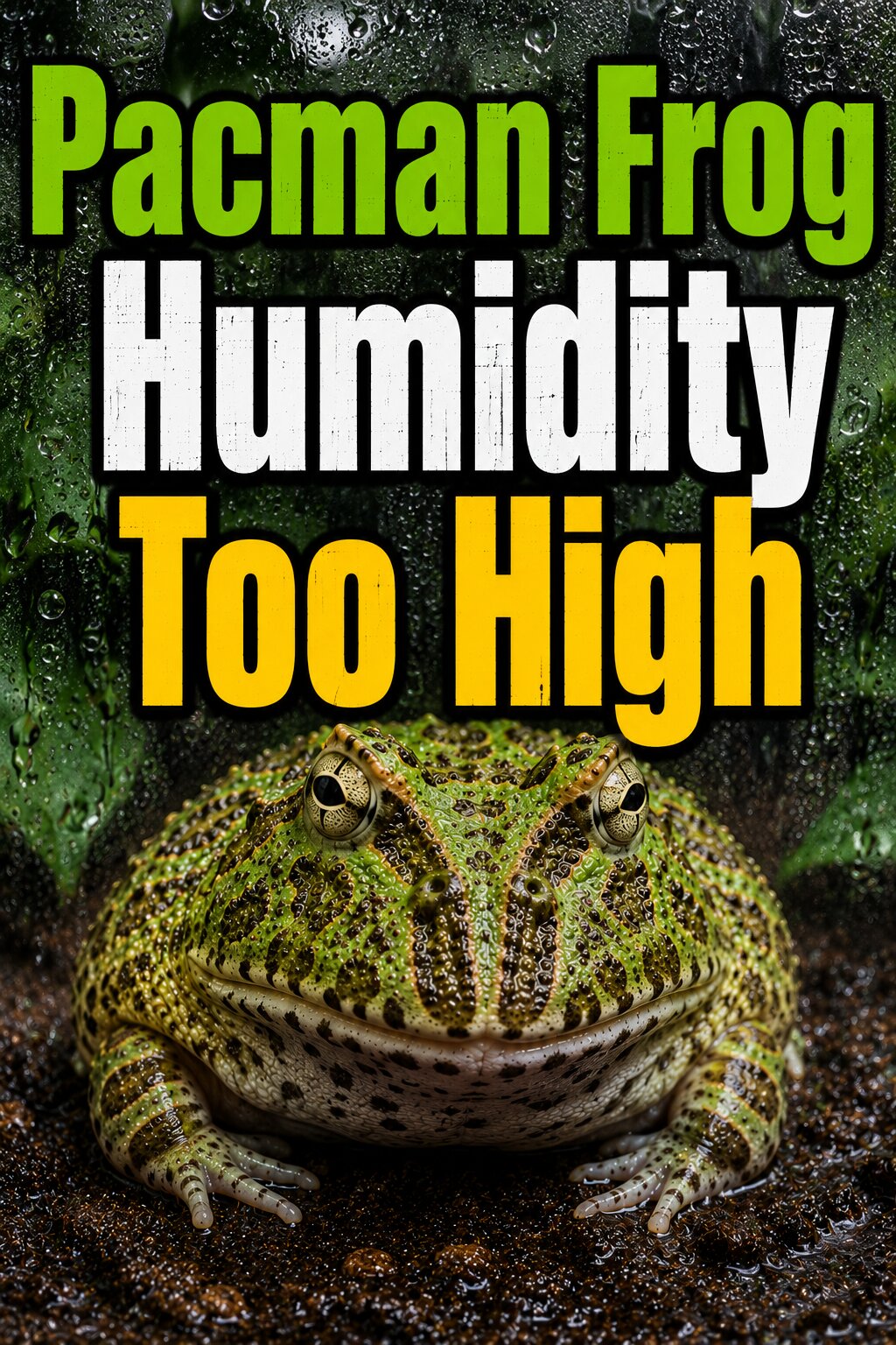 Pacman Frog Humidity Too High
