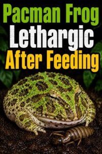 Pacman Frog Lethargic After Feeding: Normal Digestion or Sick Pet?