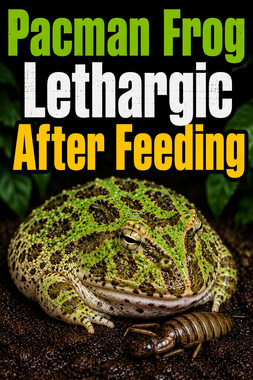 Pacman Frog Lethargic After Feeding: Normal Digestion or Sick Pet?
