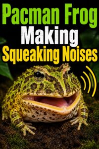 Pacman Frog Making Squeaking Noises