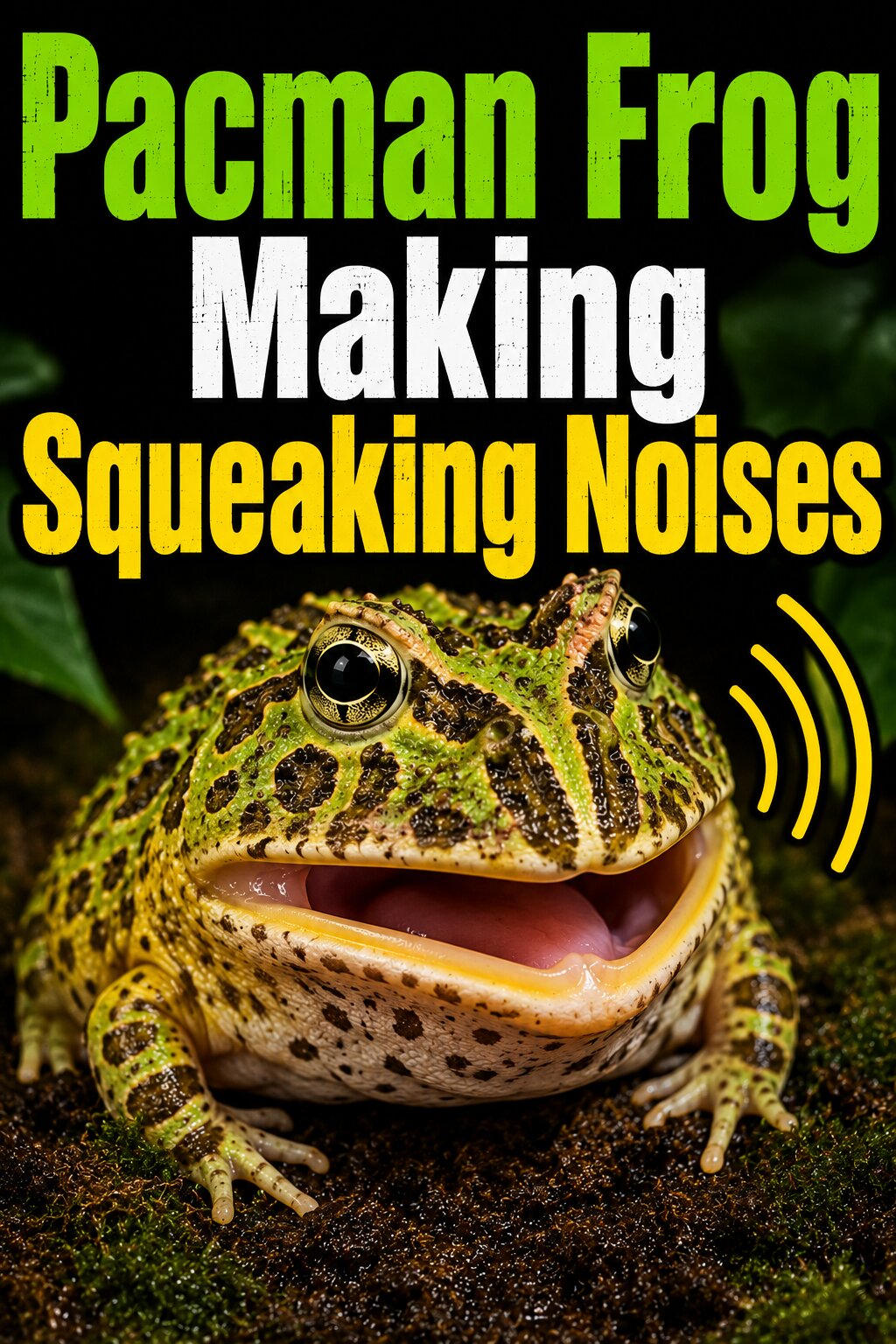 Pacman Frog Making Squeaking Noises