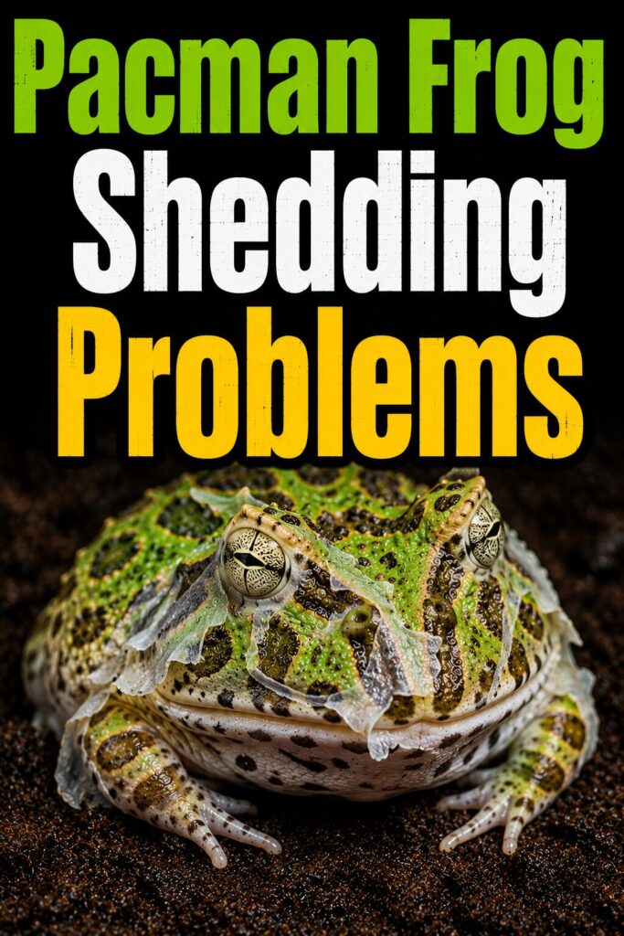 Pacman Frog Shedding Problems