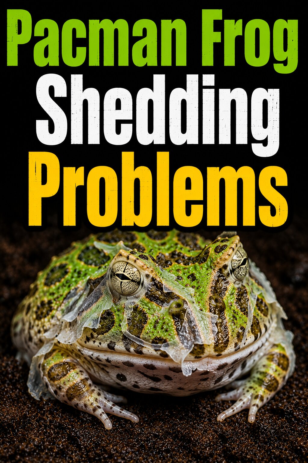 Pacman Frog Shedding Problems